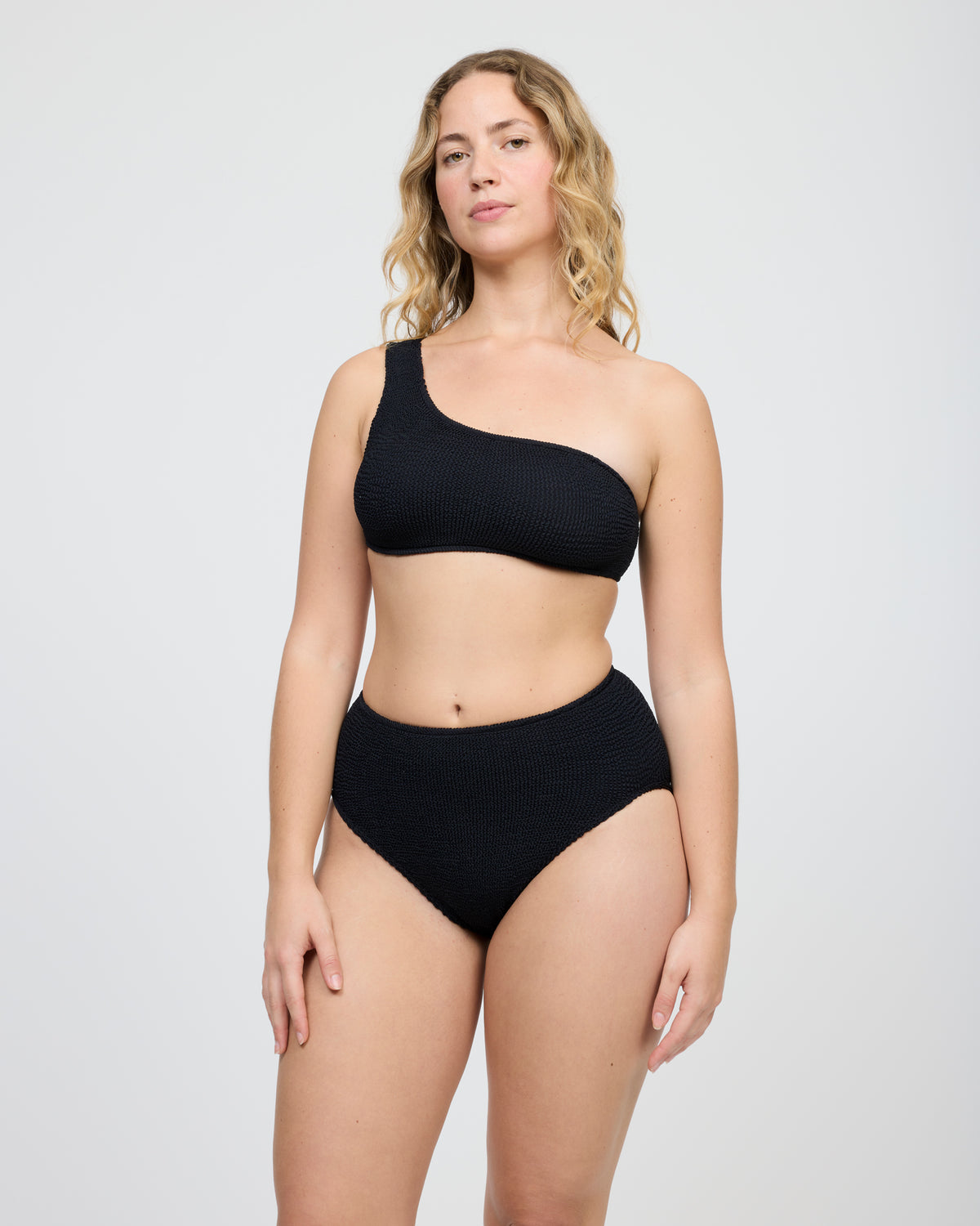 Una High Waist Two-Piece in Black