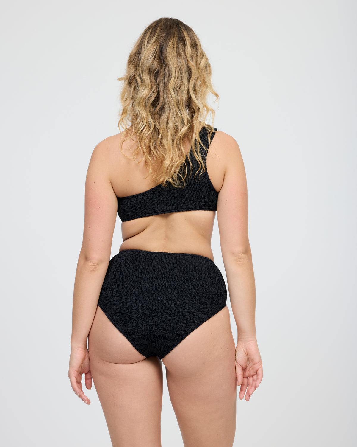 Una High Waist Two-Piece in Black