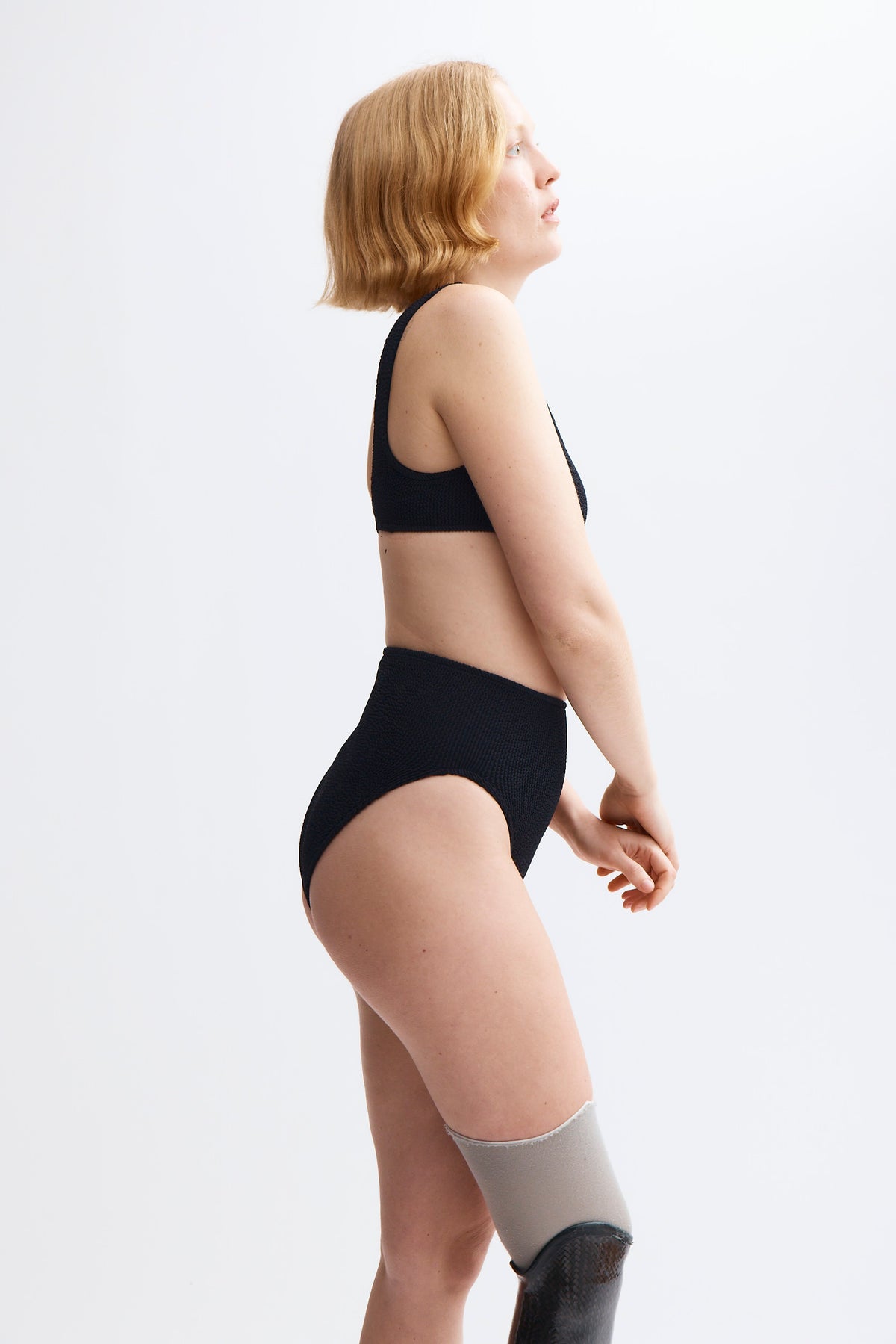 Aplomb High Waist Two-Piece in Black