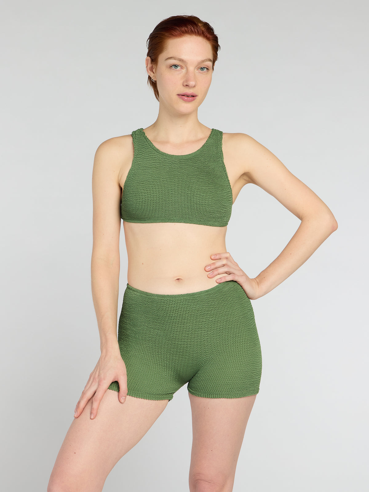 Elan Shorts Two-Piece in Juniper