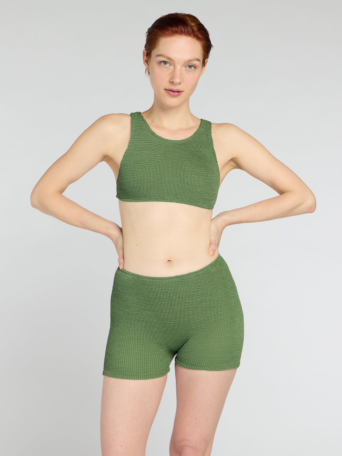 Elan Shorts Two-Piece in Juniper